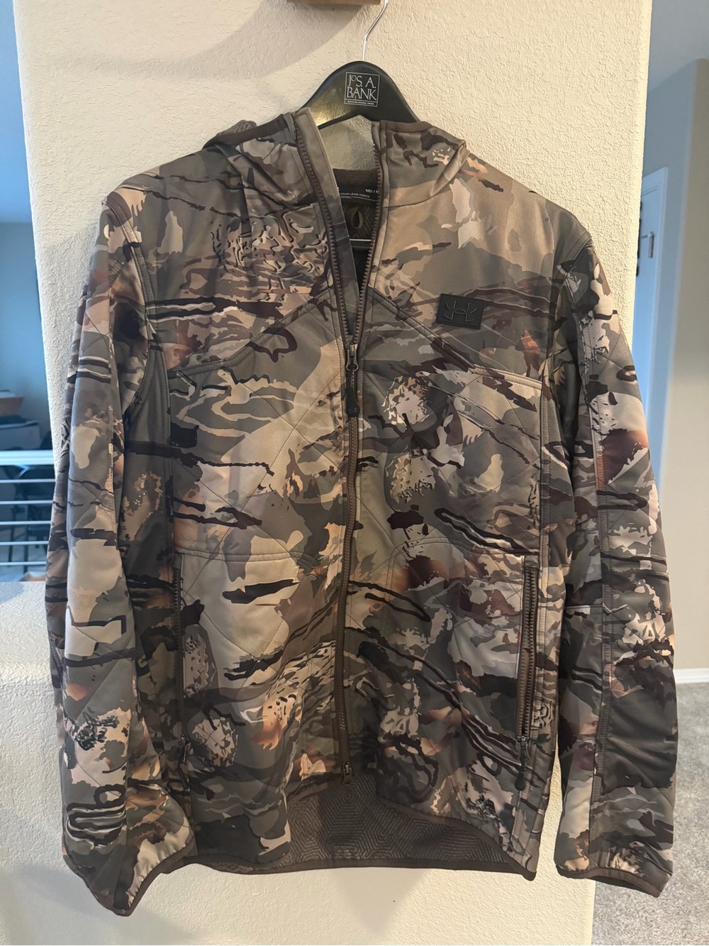 Under Armour Men's Hooded Field Jacket - Brown & Gray Camo